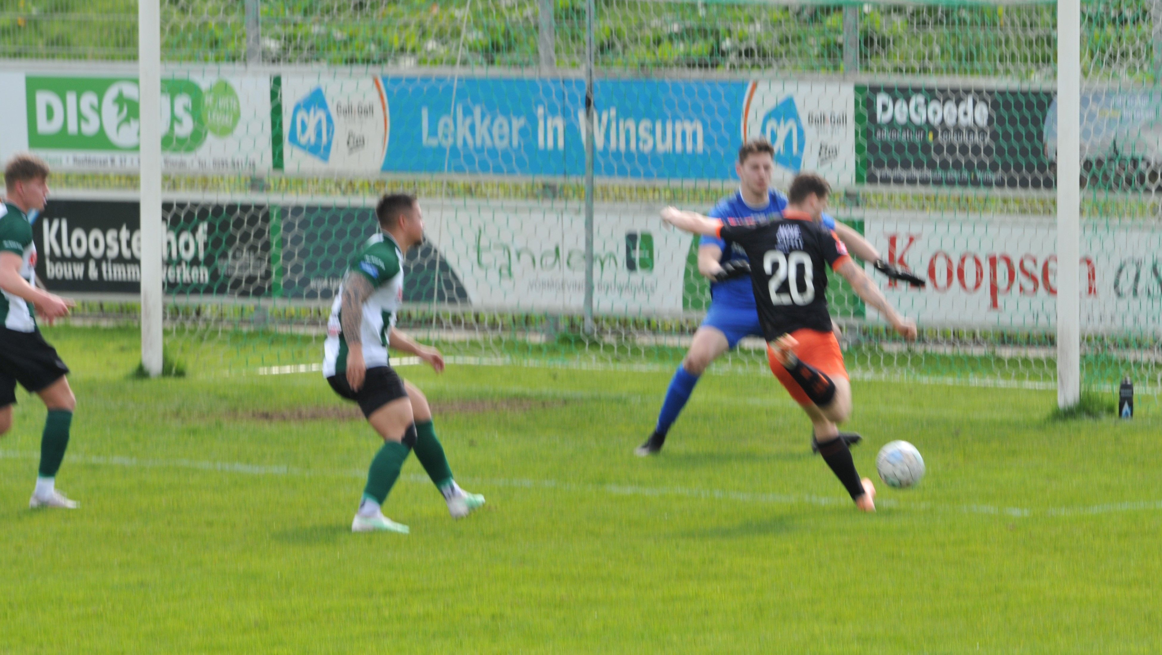 Oranje Nassau verkwanselt koppositie en doelsaldo in Winsum