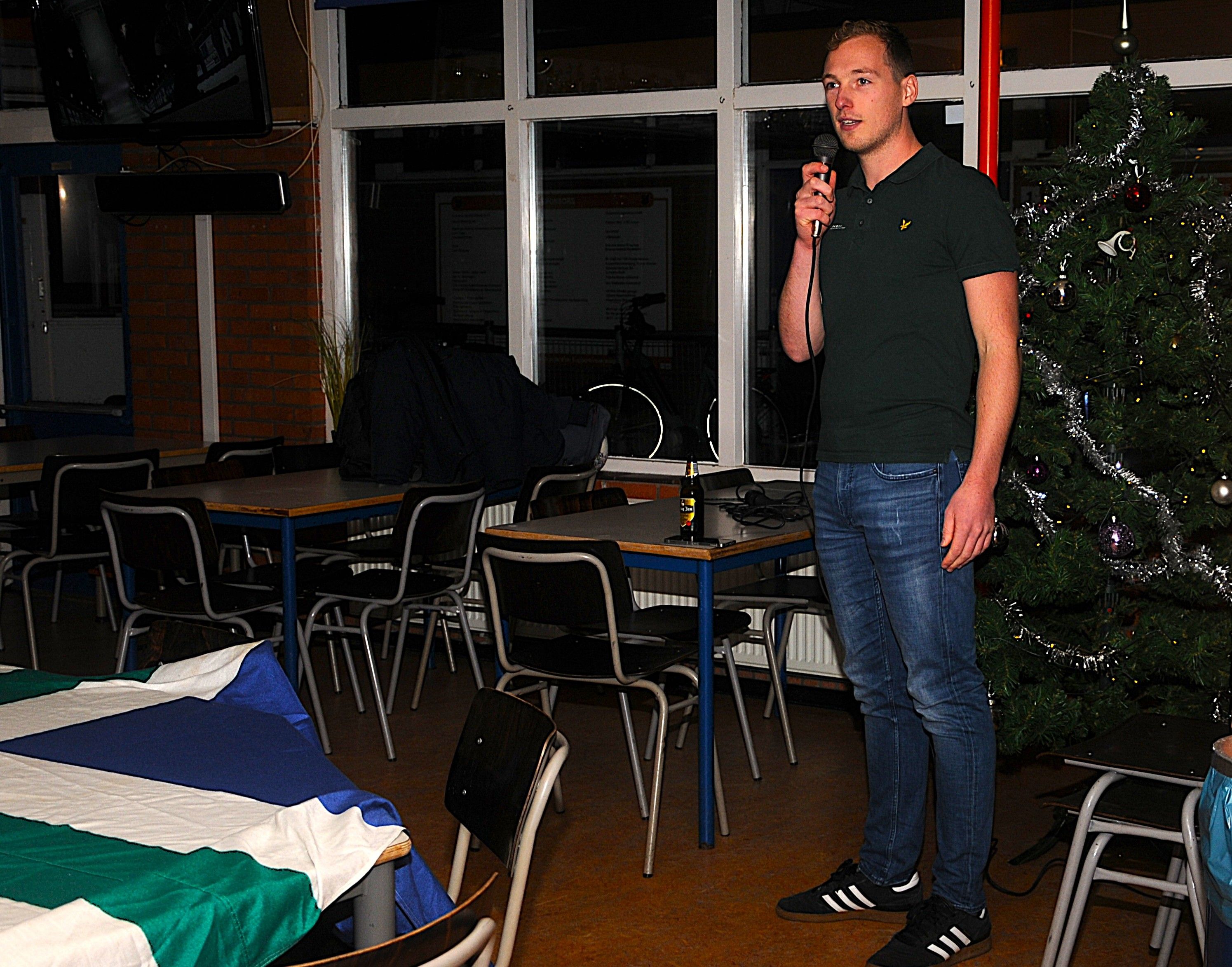 Matig bezochte nieuwjaarsbijeenkomst.