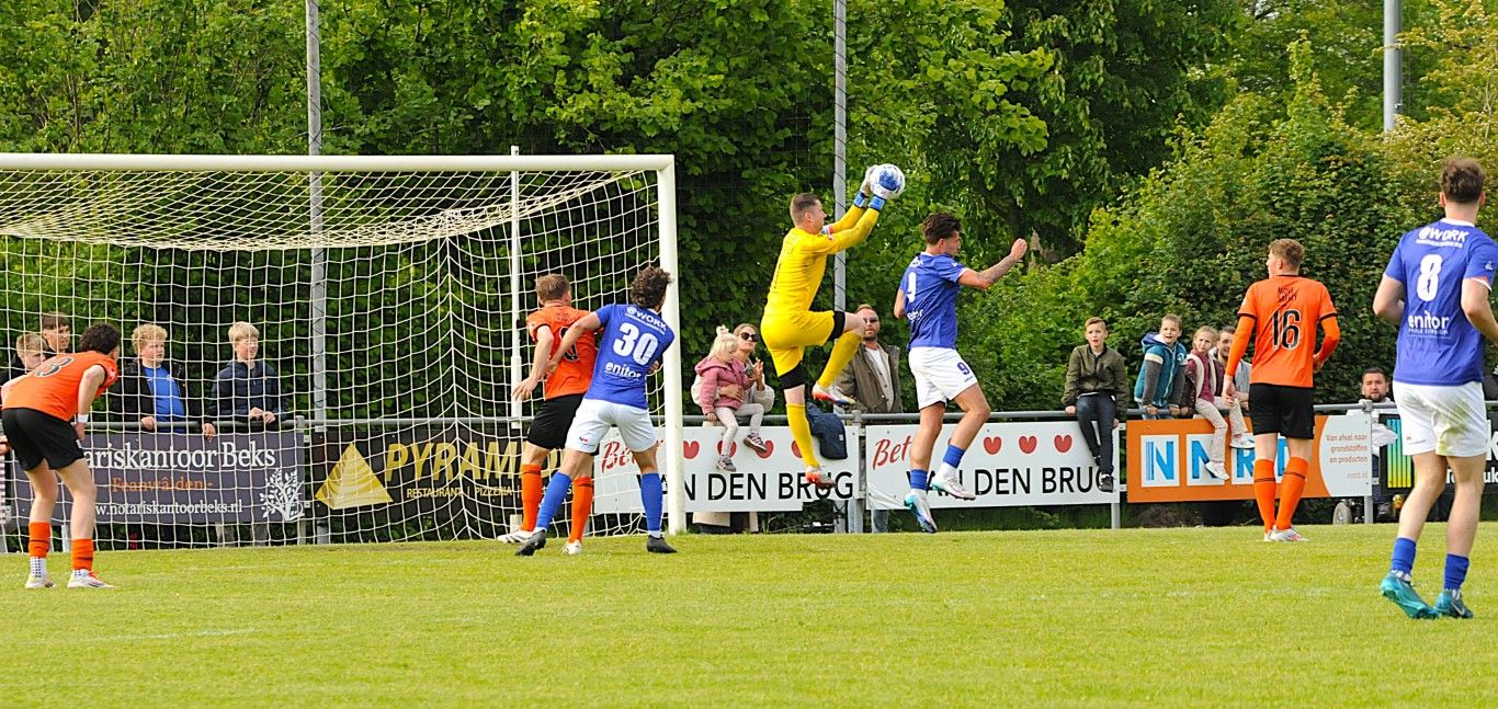 Goed spelend Oranje Nassau verliest toch van Buitenpost.