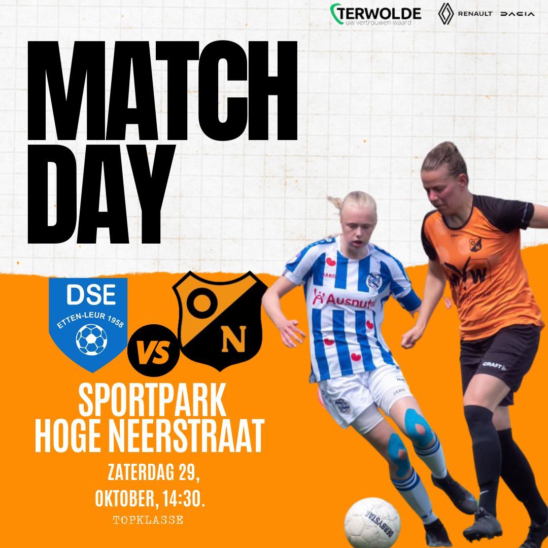Voorbeschouwing DSE Vrouwen 1 - Oranje Nassau vrouwen 1