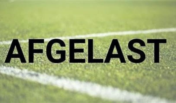 Geen voetbal zaterdag